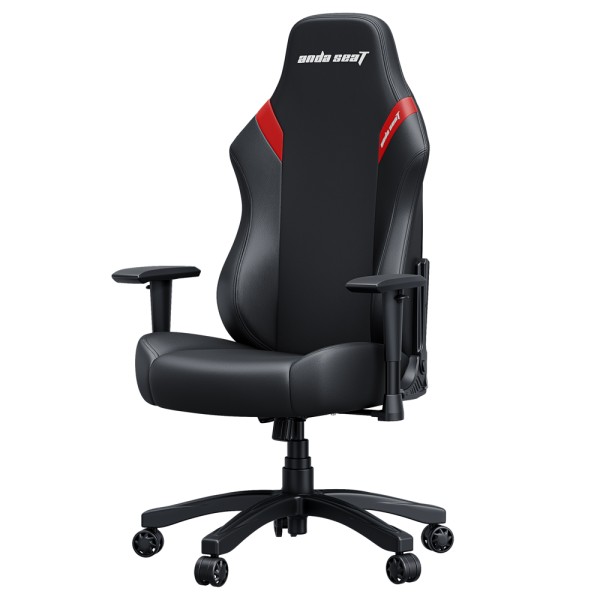 Геймерське крісло Anda Seat Luna Size L Black/Red PVC — для комфортних ігор та роботи