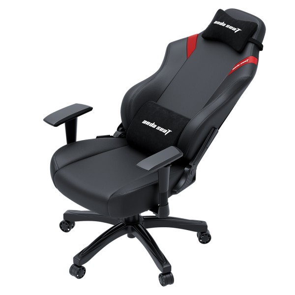 Геймерське крісло Anda Seat Luna Size L Black/Red PVC — для комфортних ігор та роботи