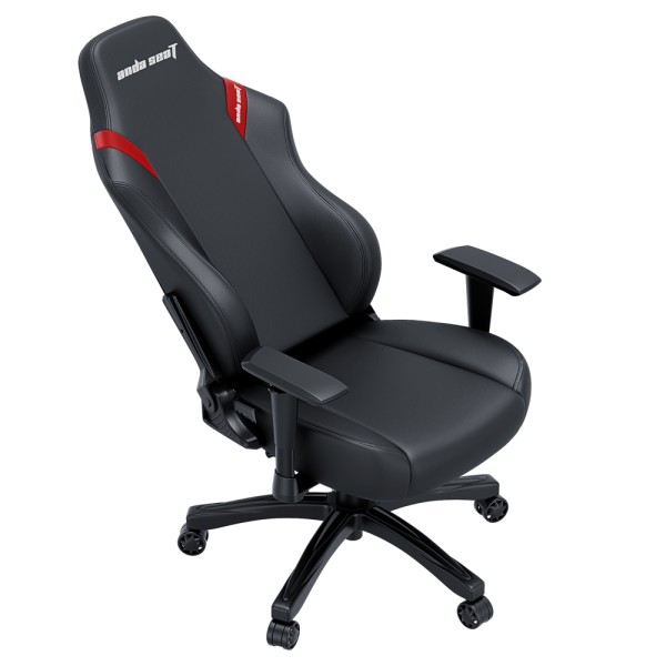 Геймерське крісло Anda Seat Luna Size L Black/Red PVC — для комфортних ігор та роботи