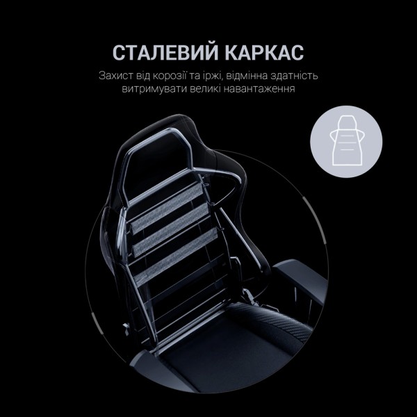 Геймерське крісло Anda Seat Luna Size L Grey Fabric