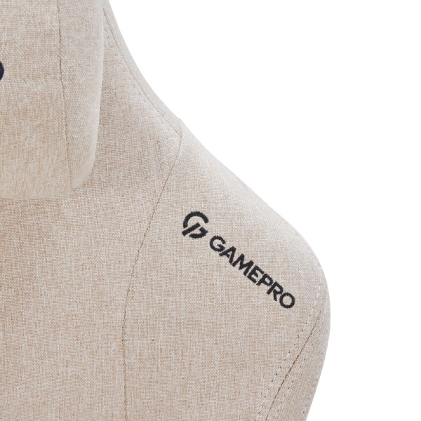 Ігрове крісло Gamepro FGC750G Size L Fabric Beige - зручність для геймерів