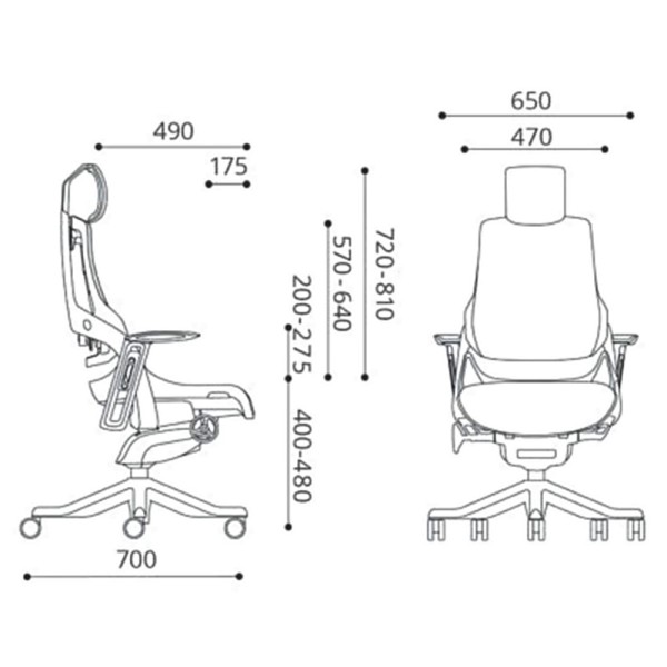 Комп'ютерне крісло WAU E0826 для вашого офісу
