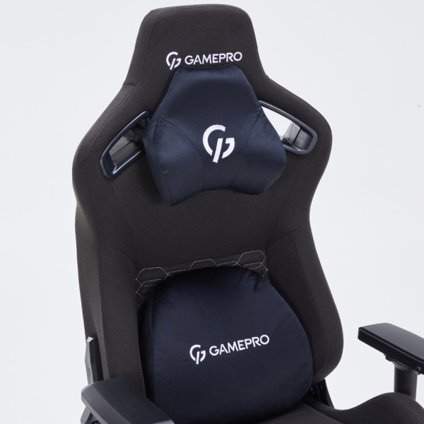 Ігрове крісло Gamepro GC900DB Size XL Fabric Black – комфорт і підтримка для ігор