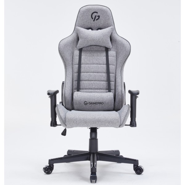 Ігрове крісло Gamepro GC575FB Size L Fabric Gray – Комфорт для геймерів та офісу