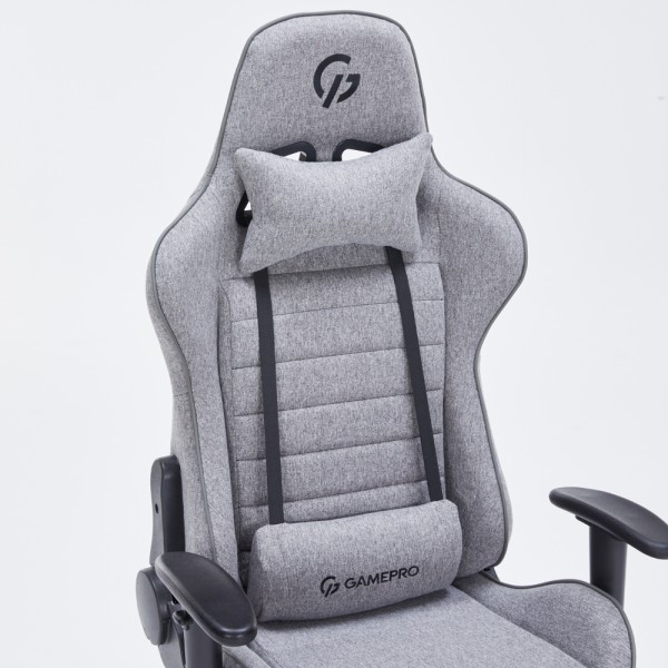 Ігрове крісло Gamepro GC575FB Size L Fabric Gray – Комфорт для геймерів та офісу