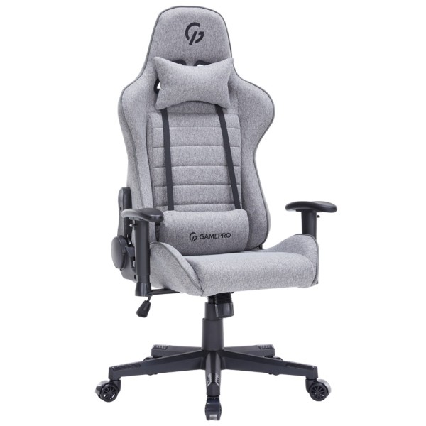 Ігрове крісло Gamepro GC575FB Size L Fabric Gray – Комфорт для геймерів та офісу
