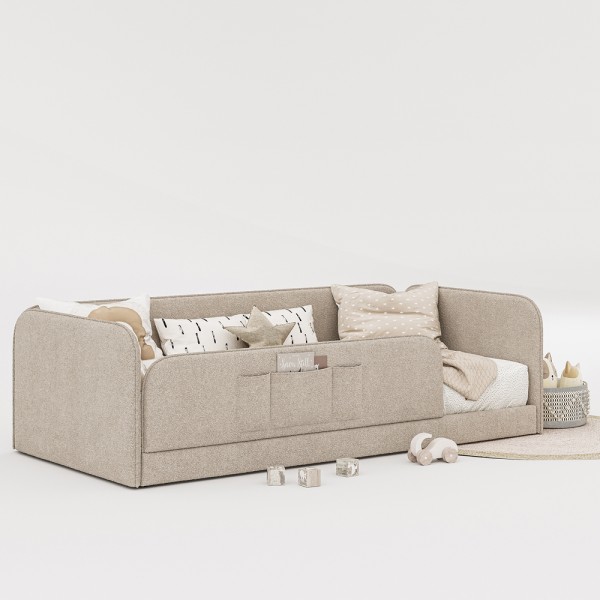 М'яке дитяче ліжко Rio з бортиком