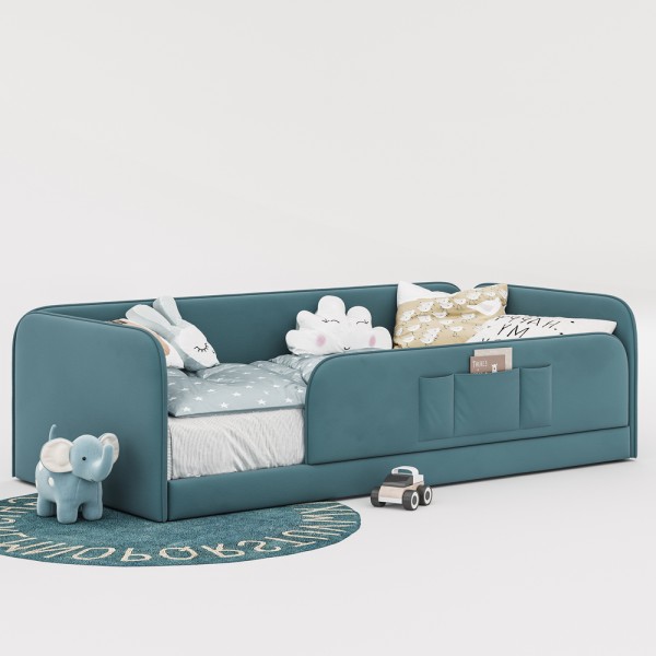 М'яке дитяче ліжко Rio з бортиком