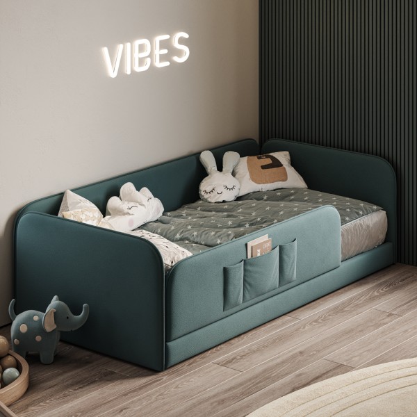 М'яке дитяче ліжко Rio з бортиком