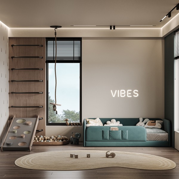 М'яке дитяче ліжко Rio з бортиком