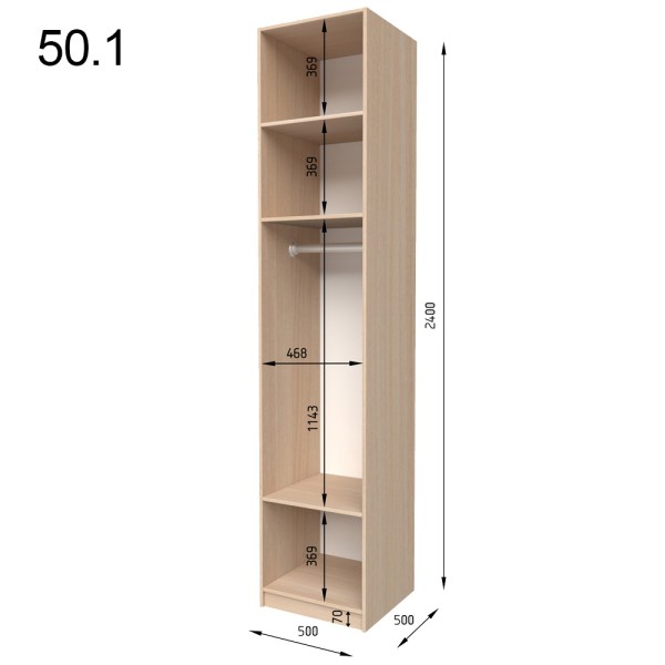 Шафа Ideal МДФ 50