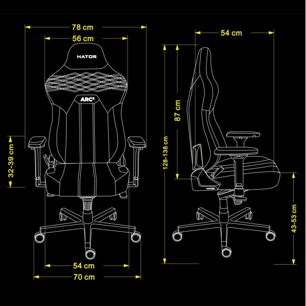 Крісло для геймерів HATOR Arc 2 XL Fabric – Ідеальний вибір для комфортної гри