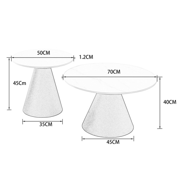 Комплект журнальних столів Alaska
