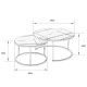 Комплект журнальних столів Florida D