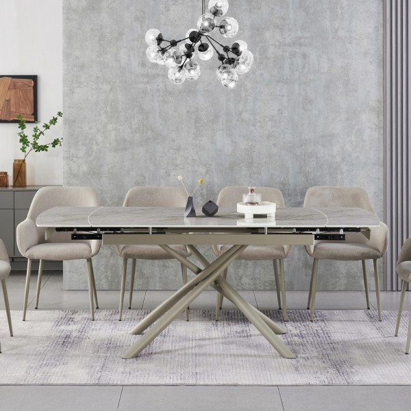 Стіл Піно TML-1200-1 - Сучасний розкладний кухонний стіл