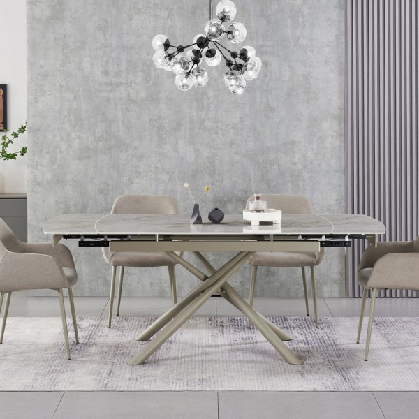 Стіл Піно TML-1200-1 - Сучасний розкладний кухонний стіл