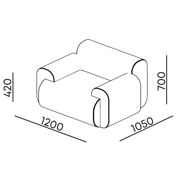 Крісло Sigga m1 – Стильне і зручне для вашої вітальні