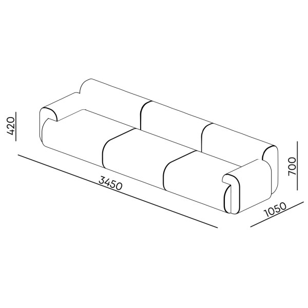 Диван Sigga m3 - Ідеальний вибір для вашої вітальні