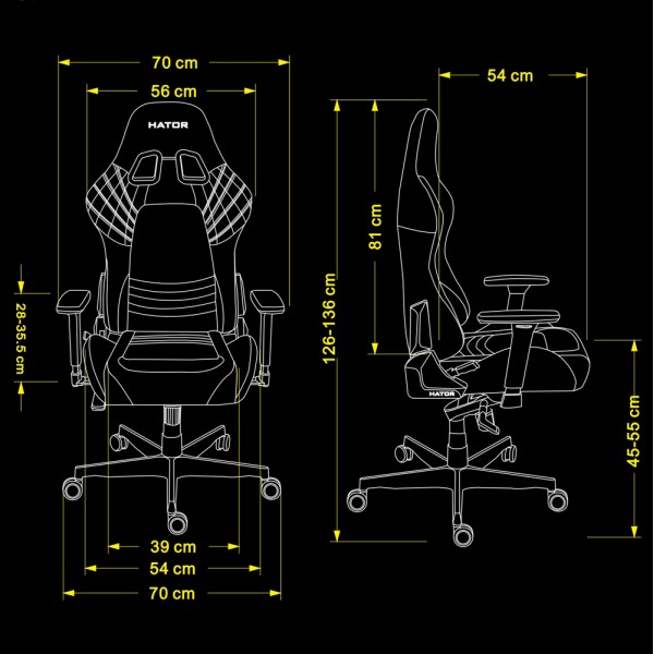 Крісло для геймерів HATOR Darkside 2 PRO Fabric (HTC1506)