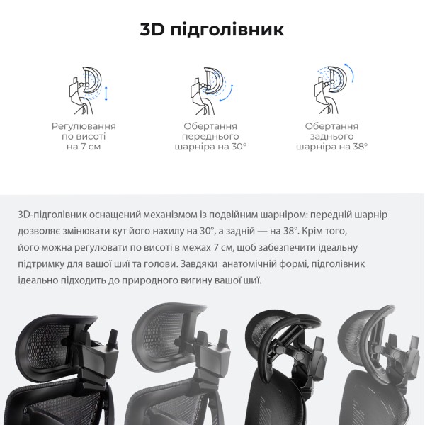 Ігрове крісло Anda Seat X-Air Mega Size XL Mesh Space Black – Для комфортної гри та роботи