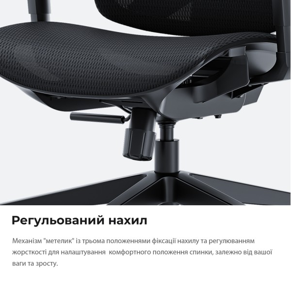 Ігрове крісло Anda Seat X-Air Mega Size XL Mesh Space Black – Для комфортної гри та роботи