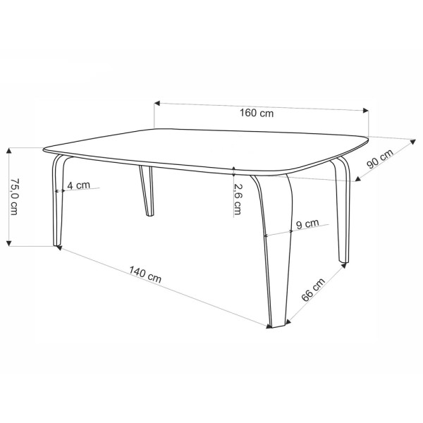 Стіл Pedro – стільниця з дерева для вашої кухні