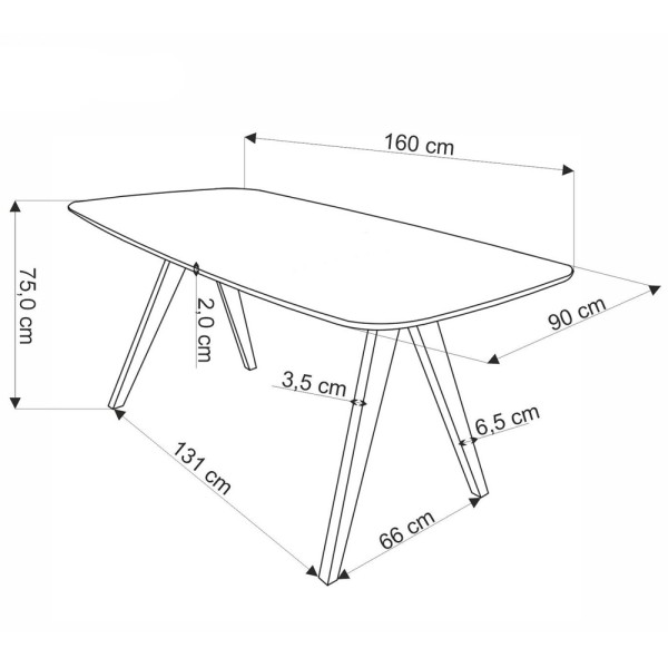 Стіл Miguel для кухні — стильний та практичний вибір