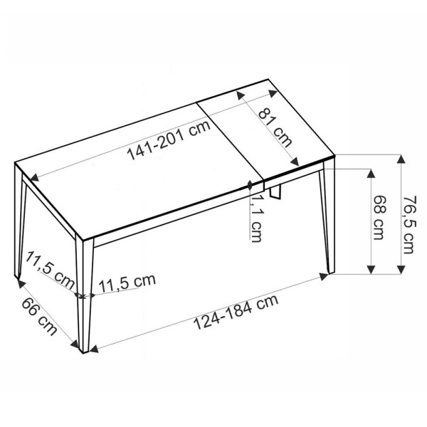 Стіл розкладний Felix - сучасний дизайн для вашої кухні