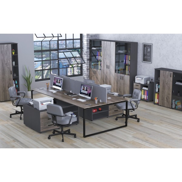 Стіл кутовий NDT-3S-135 для офісу та дому