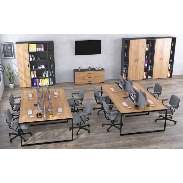 Сегмент NT5-25 – Сучасний стелаж для офісу