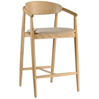 Напівбарний стілець Mamont semi-soft натуральний ясен