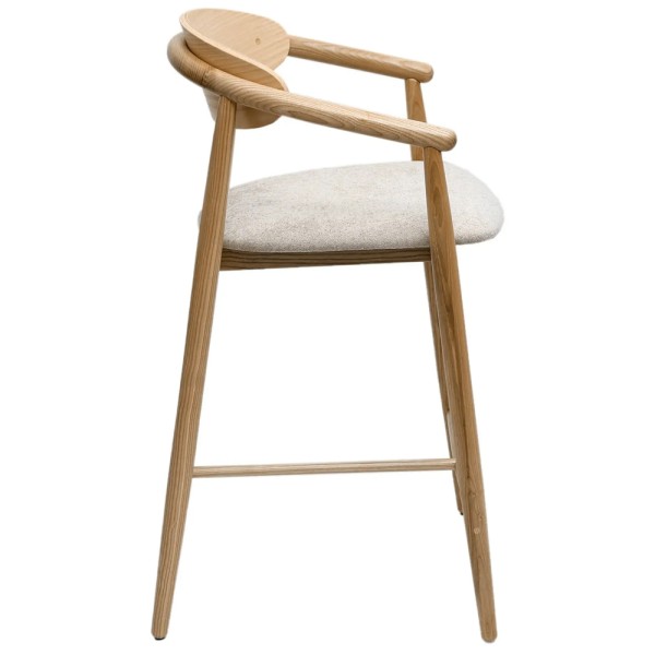 Напівбарний стілець Mamont semi-soft натуральний ясен