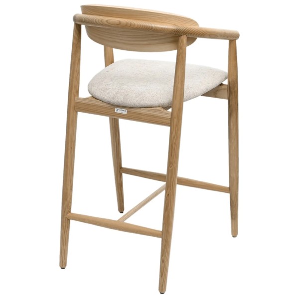 Напівбарний стілець Mamont semi-soft натуральний ясен