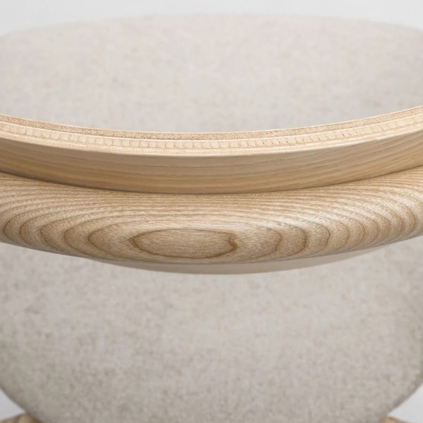 Напівбарний стілець Mamont semi-soft натуральний ясен