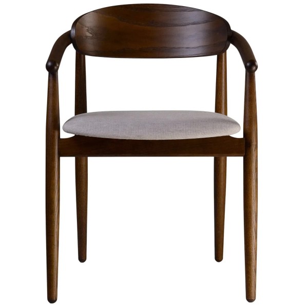 Стілець Mamont semi-soft темний горіх (PC359) для кухні