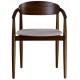 Стілець Mamont semi-soft темний горіх (PC359) для кухні