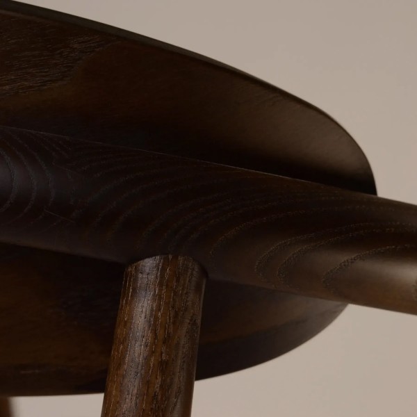 Стілець Mamont semi-soft темний горіх (PC359) для кухні