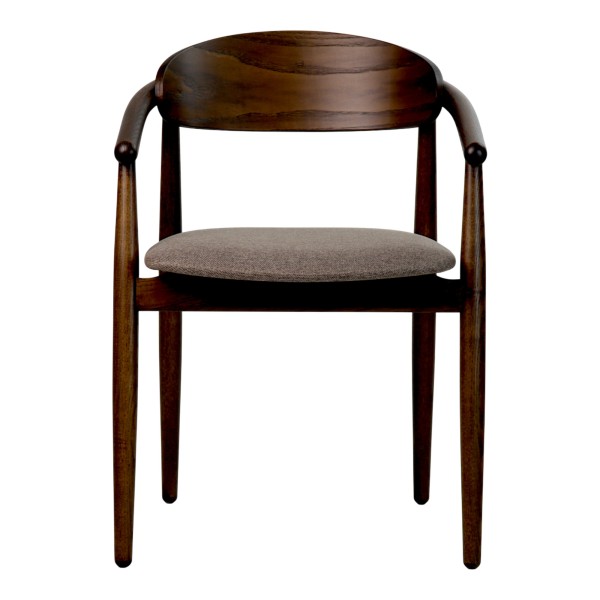 Стілець Mamont semi-soft темний горіх (PC359) для кухні