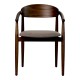 Стілець Mamont semi-soft темний горіх (PC359) для кухні