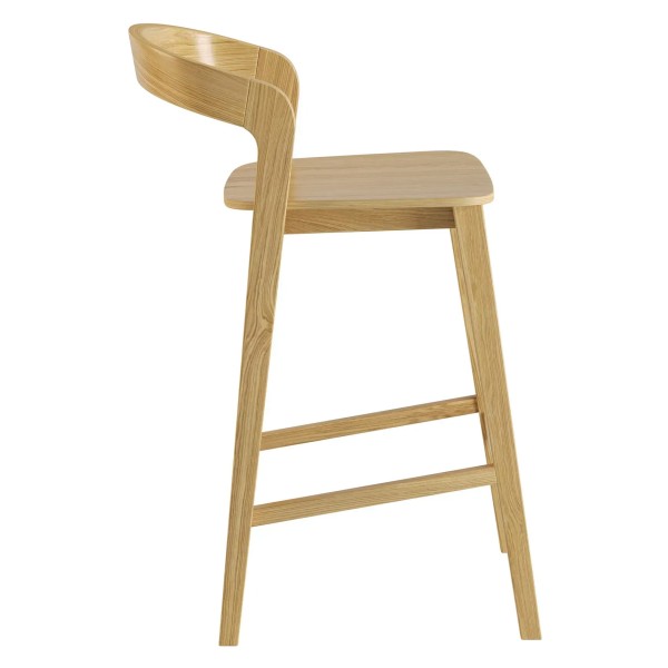 Стілець напівбарний Floki New дуб — стиль та комфорт для вашого інтер'єру