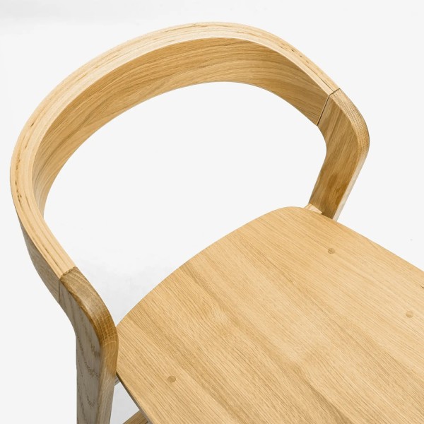 Стілець напівбарний Floki New дуб — стиль та комфорт для вашого інтер'єру