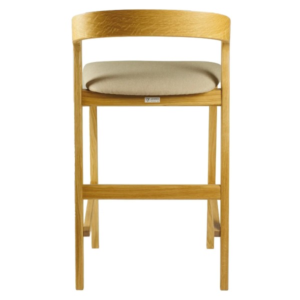 Стілець напівбарний Floki New дуб — стиль та комфорт для вашого інтер'єру