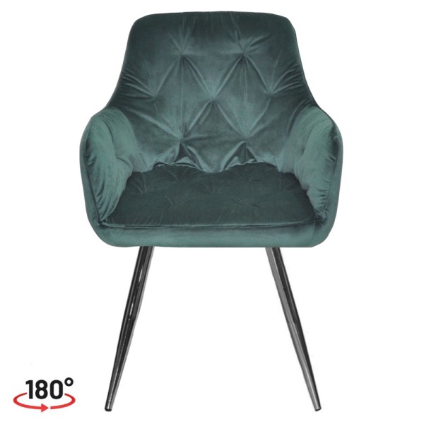 Стілець поворотний Seoul chrome – сучасне рішення для вашого інтер'єру