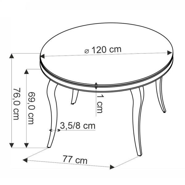 Стіл Reginald — стиль та комфорт для вашої кухні