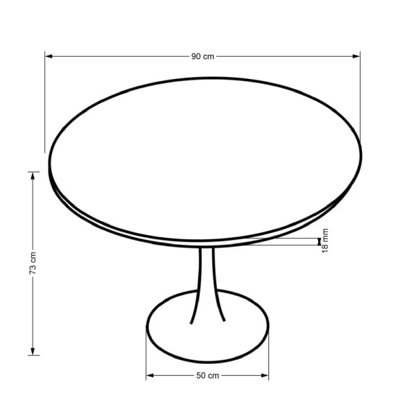 Стіл Olmo круглий - Ідеальний вибір для сучасної кухні
