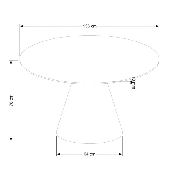 Стіл Henderson — круглий стіл для вашої кухні
