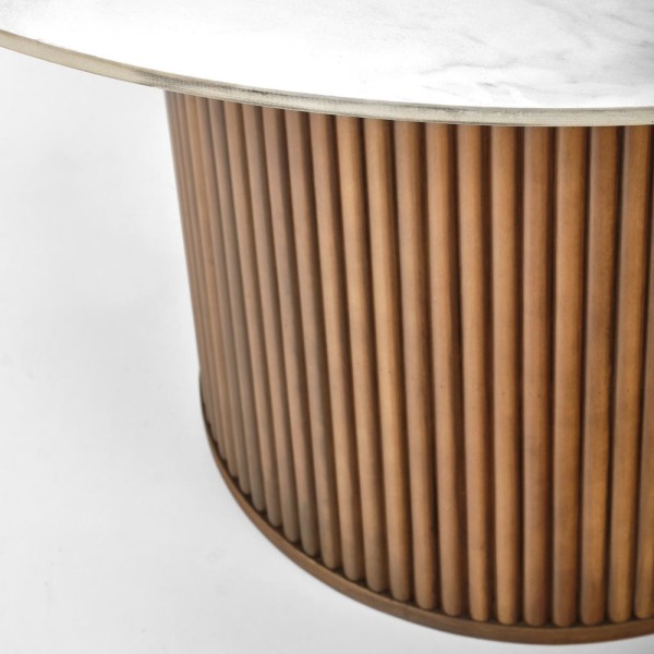 Стіл Bruno — стильний круглий стіл для кухні та кафе