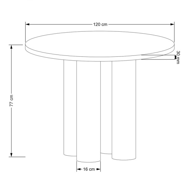 Стіл Elefante – стильний та зручний кухонний стіл для вашого інтер'єру