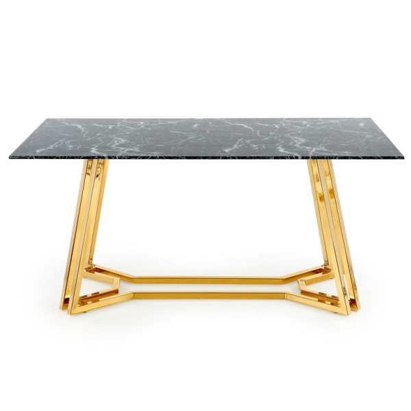 Стіл Konami – сучасний стіл для кухні з металу та скла