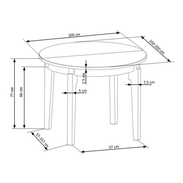 Стіл розкладний Sorbus для вашої кухні